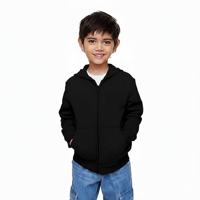 Kids’ Zip-Up Hoodie – Comfortable Casual Wear